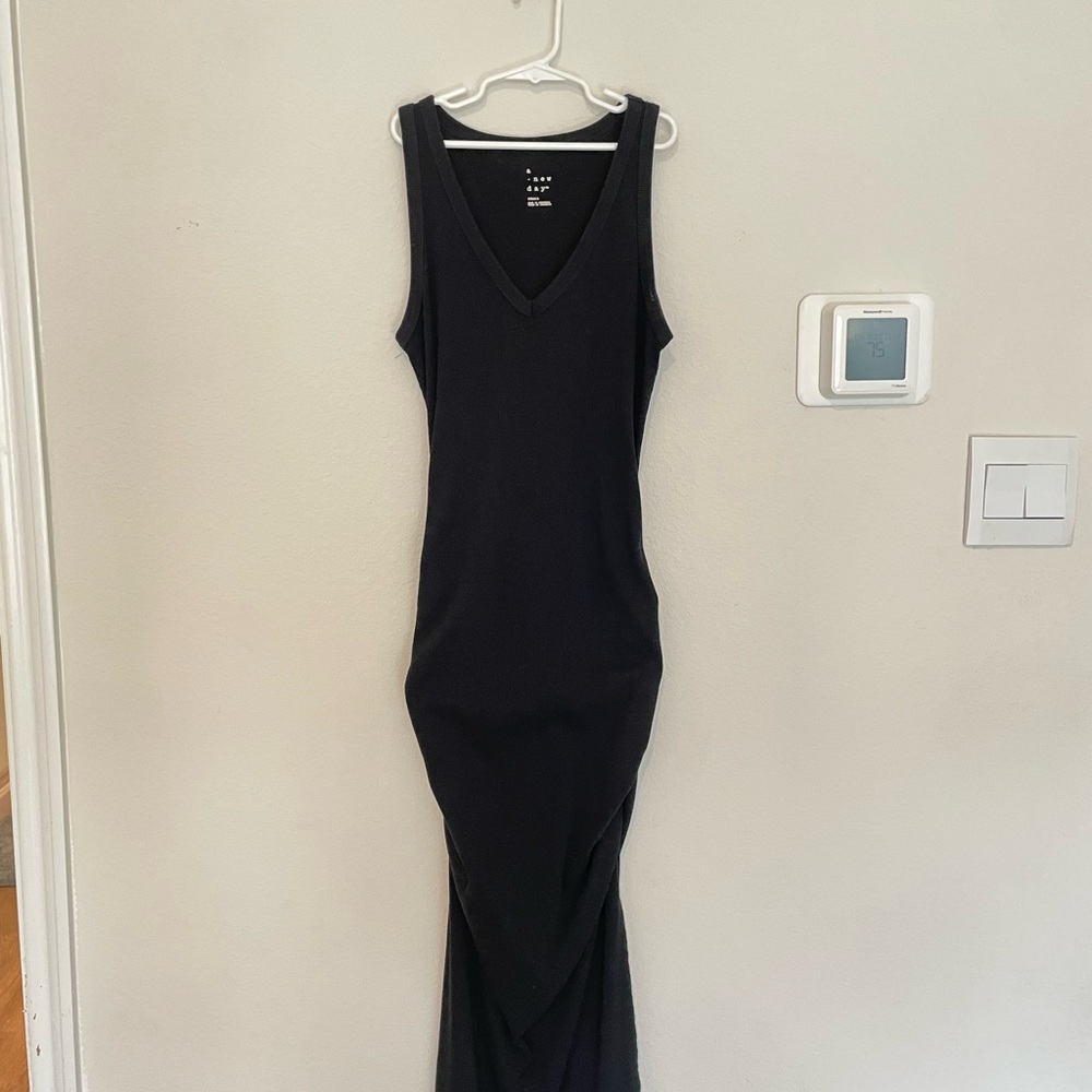 a new day Black Maxi maternity Dress